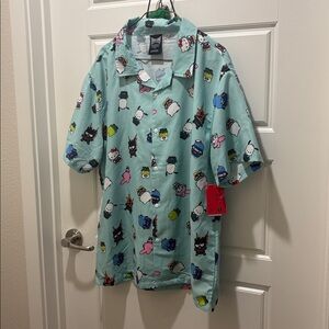 Hello Kitty x My Hero Academia Button Up